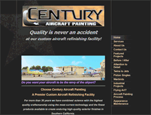 Tablet Screenshot of centuryaircraftpainting.com